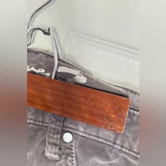 7 for all mankind grey corduroy jeans - high rise skinny -size 6 - Picture 3 of 6